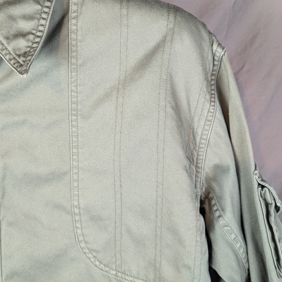 Ducks Unlimited Woolrich Large hunting shirt with padded shoulders olive green - Picture 9 of 9